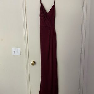 Davids Bridal Wine Gown